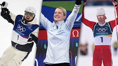 Yuto Totsuka, Cory Thiesse and Johannes Klaebo