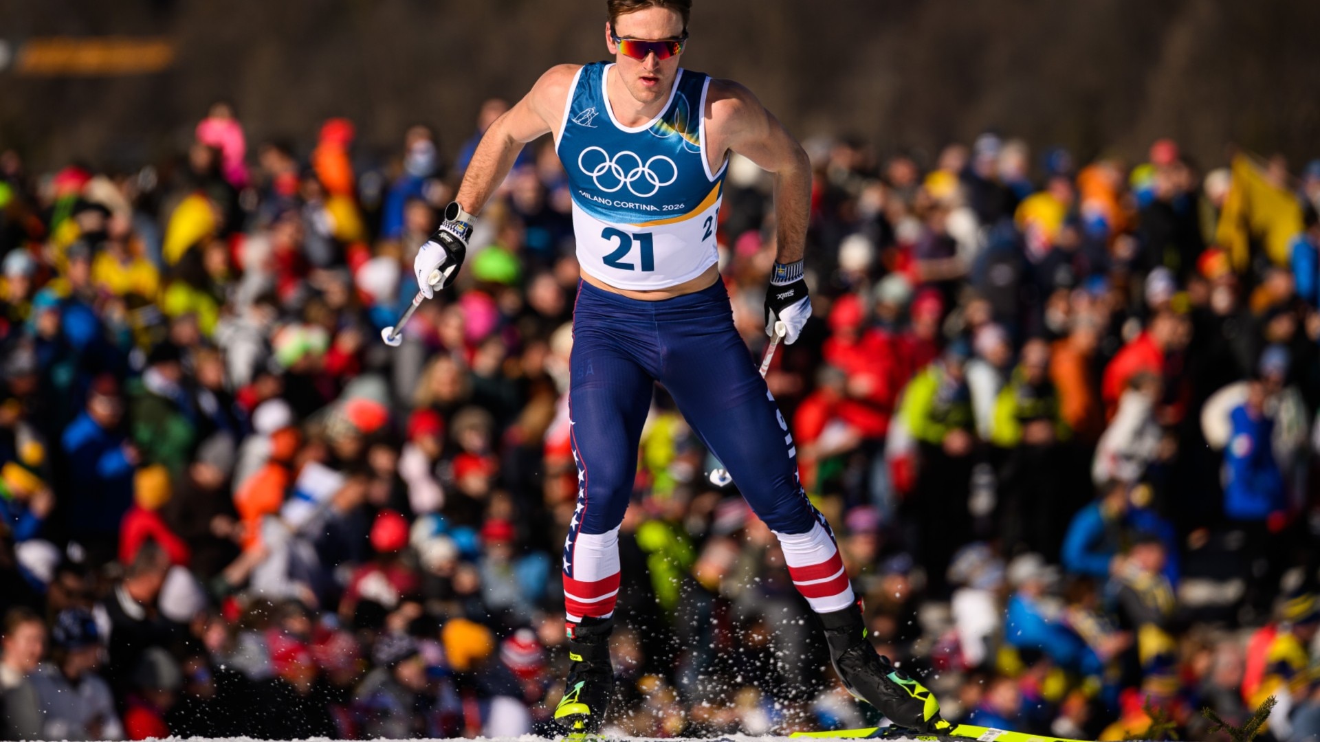  John Steel Hagenbuch in the men's 10km free. 