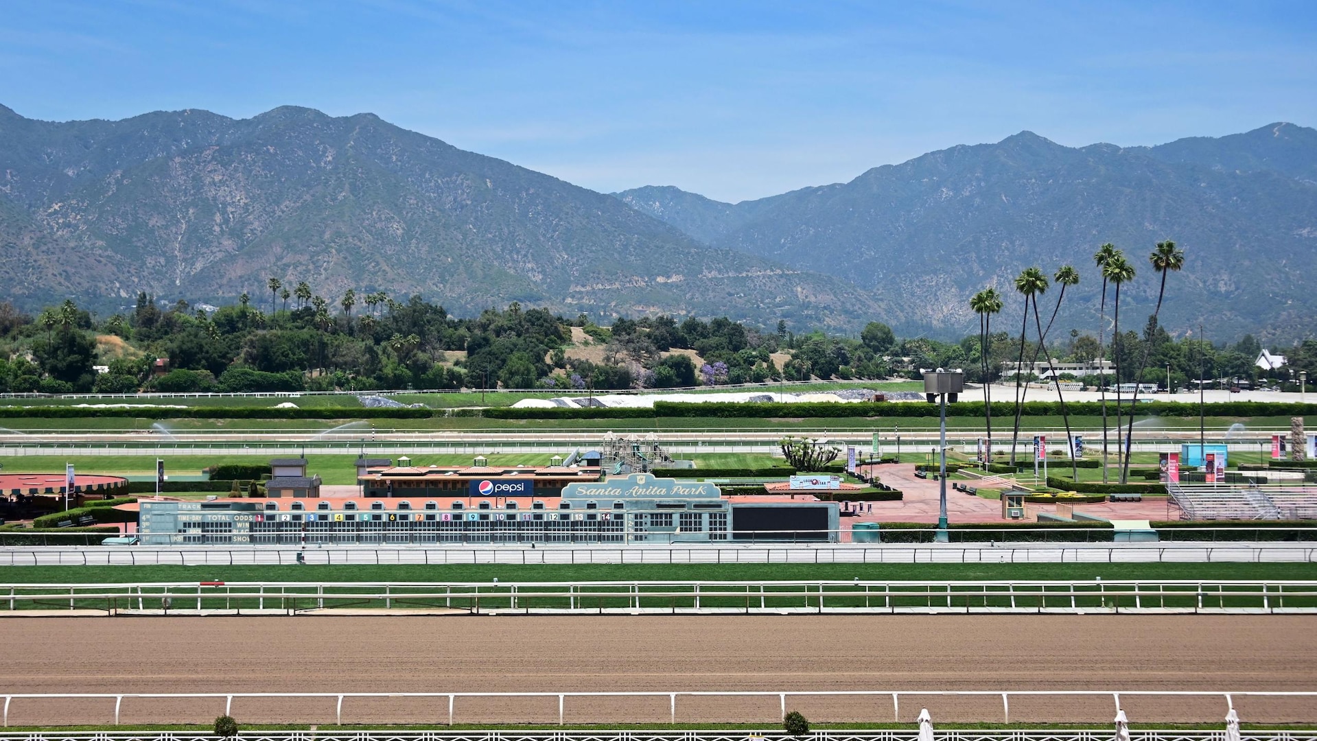 Santa Anita Park, located in Arcadia, California.