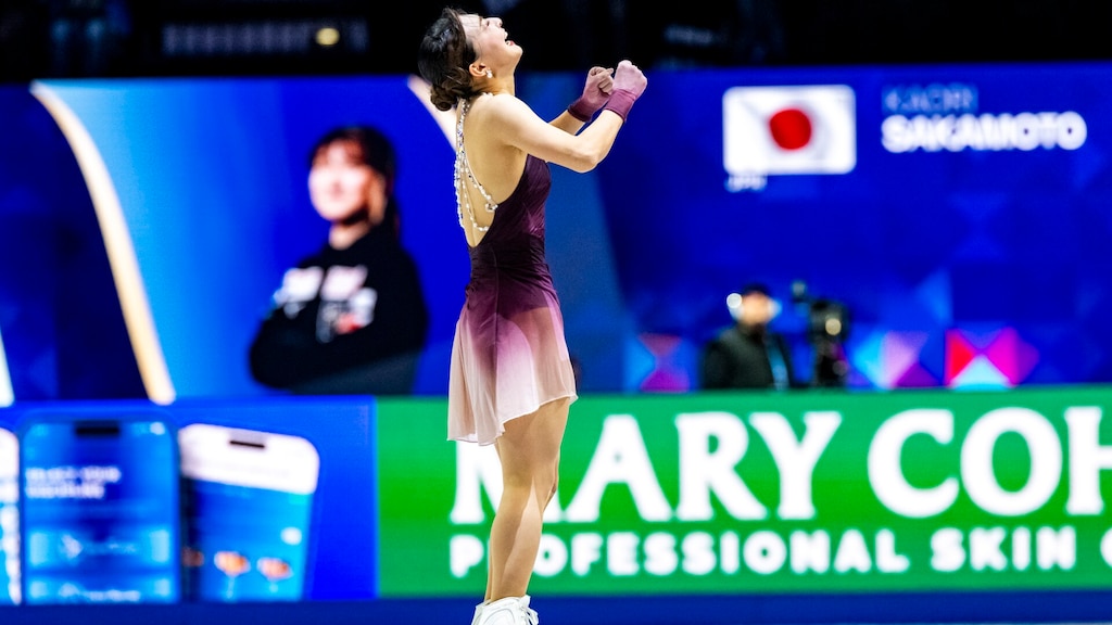 PRAGUE, CZECH REPUBLIC - MARCH 27: Kaori Sakamoto of Japan performs during ISU World Figure Skating Championships - Prague on March 27, 2026 in Prague, Czech Republic. (Photo by Jurij Kodrun - International Skating Union/International Skating Union via Getty Images)