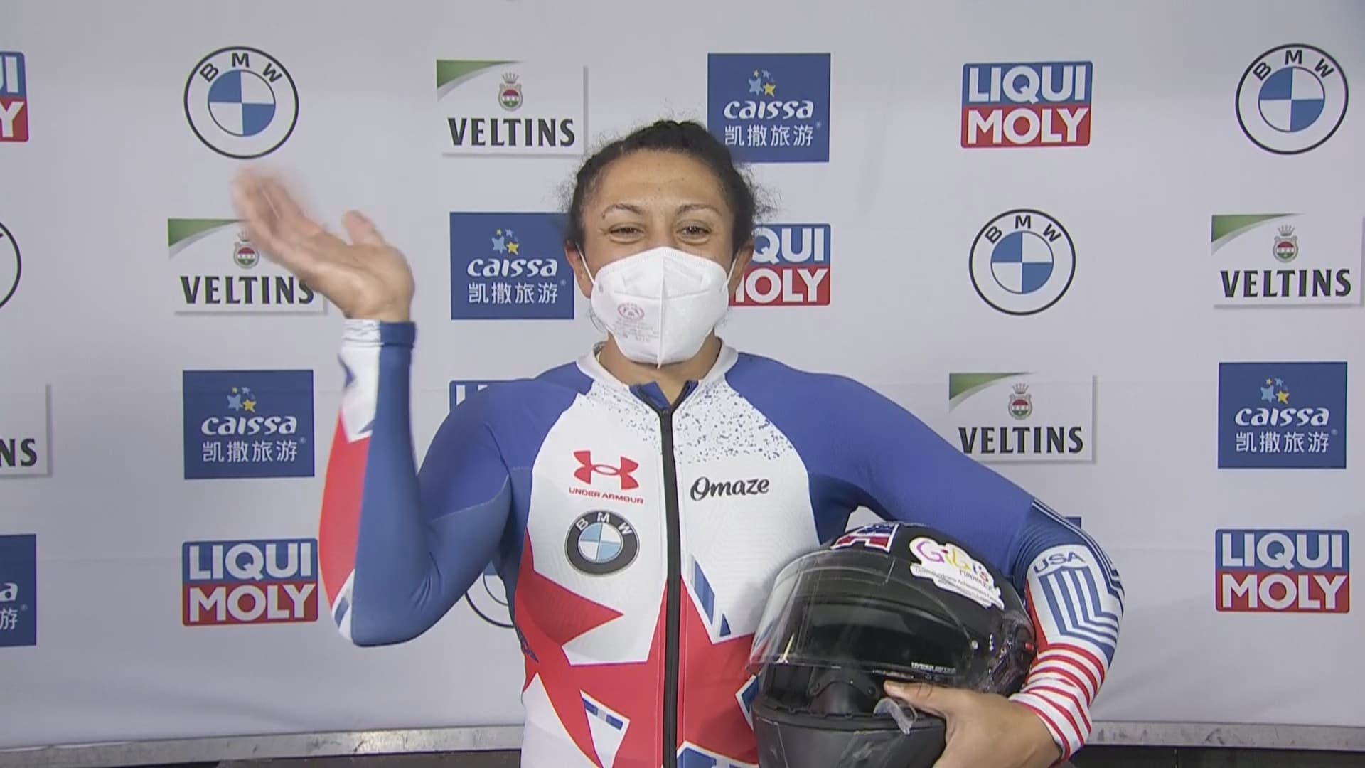 USA's Elana Meyers Taylor wins third monobob event of season | NBC Olympics