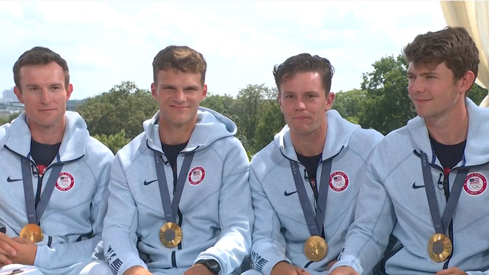 Team USA four rowing team reflects on gold medal performance | NBC Olympics