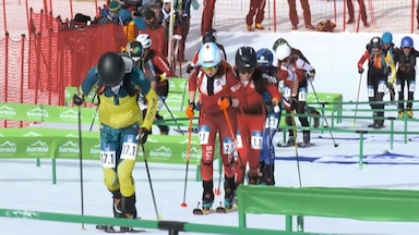 An explainer video that combines live action and animated footage to break down the basics of ski mountaineering, one of the 16 sports that will be contested at the 2026 Milan Cortina Winter Olympics.