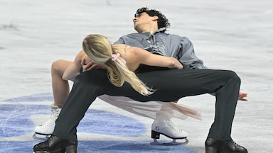 Piper Gilles and Paul Poirier compete in the free dance at the 2026 World Figure Skating Championships.