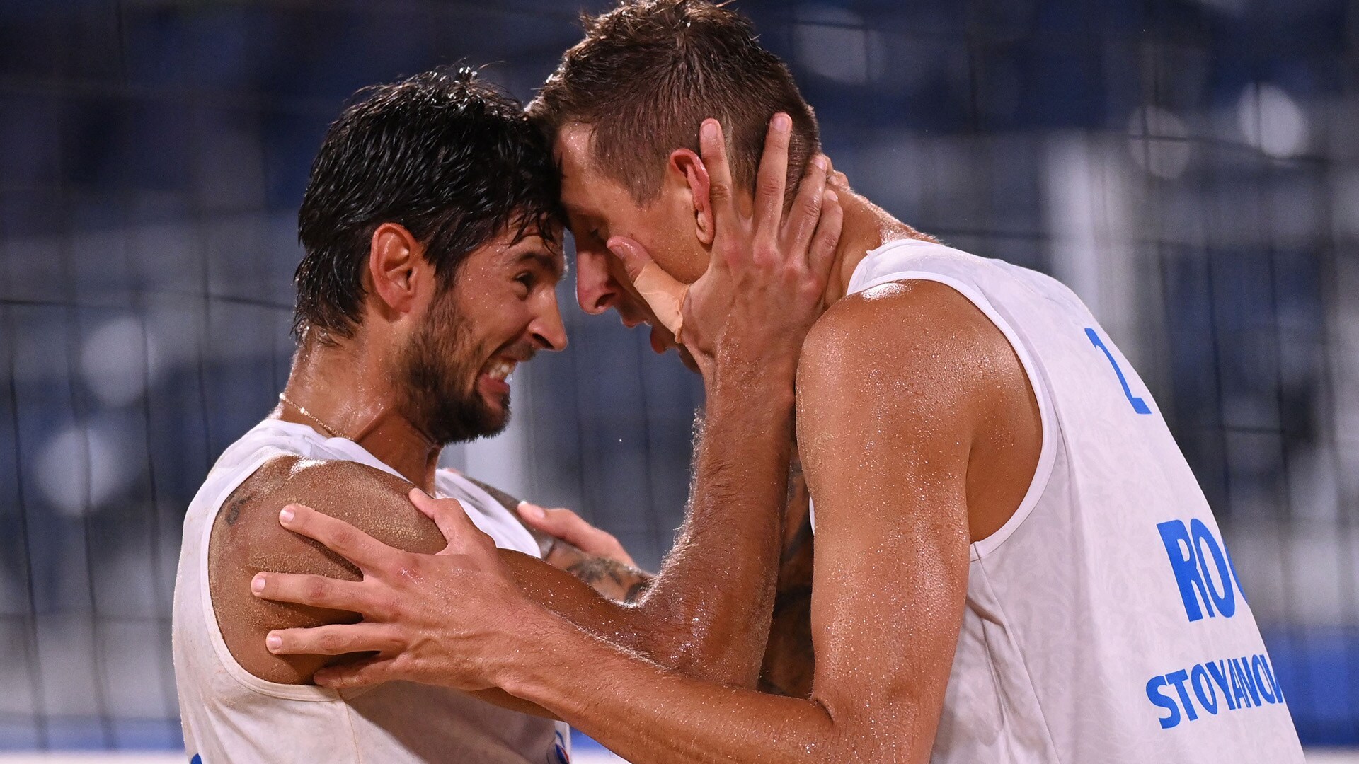 ROC defeats Qatar in intense straight sets, heads to finals | NBC Olympics